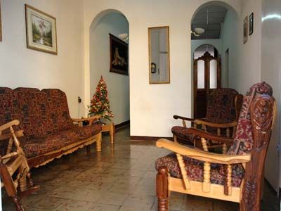 'Living room' Casas particulares are an alternative to hotels in Cuba.