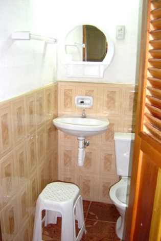 'Bathroom' Casas particulares are an alternative to hotels in Cuba.