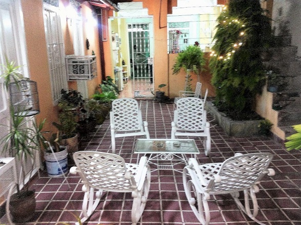 'Patio' Casas particulares are an alternative to hotels in Cuba.