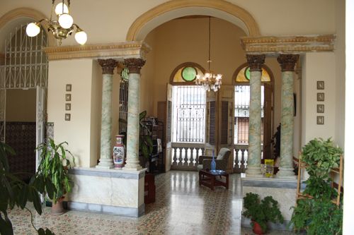 'Living room' Casas particulares are an alternative to hotels in Cuba.