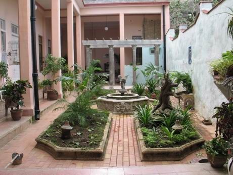 'Patio interior' Casas particulares are an alternative to hotels in Cuba.