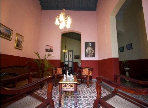 'Living room' Casas particulares are an alternative to hotels in Cuba.