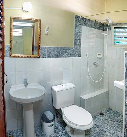 'Bathroom' Casas particulares are an alternative to hotels in Cuba.