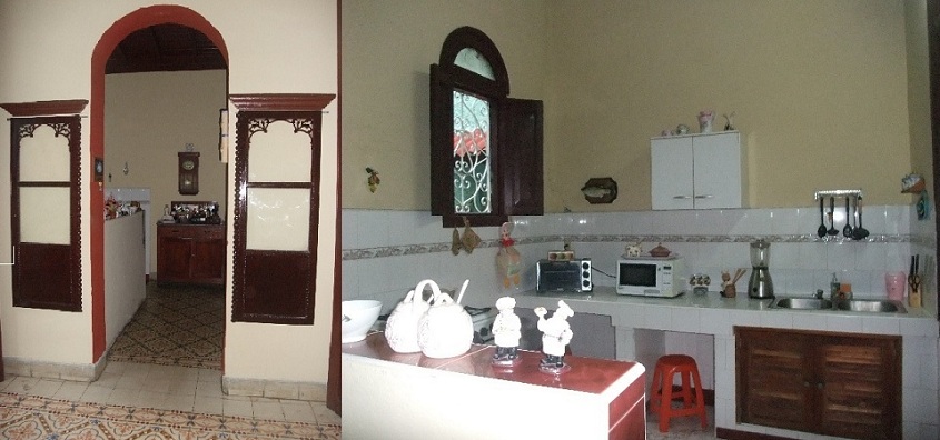 'Cocina' Casas particulares are an alternative to hotels in Cuba.