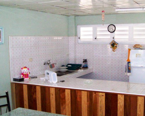 'kitchen' Casas particulares are an alternative to hotels in Cuba.