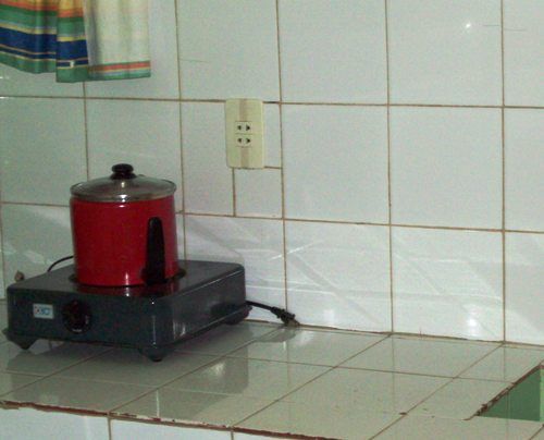 'kitchen' Casas particulares are an alternative to hotels in Cuba.