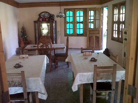 'Dining room' Casas particulares are an alternative to hotels in Cuba.