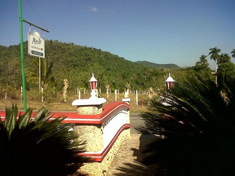 'View from entrance' Casas particulares are an alternative to hotels in Cuba.