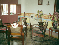 'Sala' Casas particulares are an alternative to hotels in Cuba.