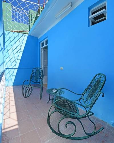 'Terrace of bedroom 2' Casas particulares are an alternative to hotels in Cuba.