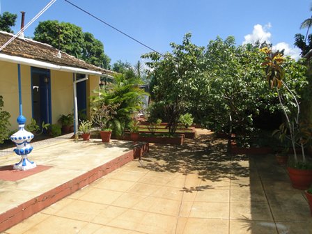 'Patio' Casas particulares are an alternative to hotels in Cuba.