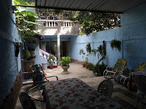 'Patio' Casas particulares are an alternative to hotels in Cuba.