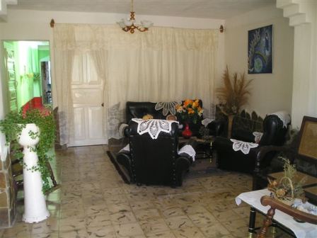 'Living room' Casas particulares are an alternative to hotels in Cuba.