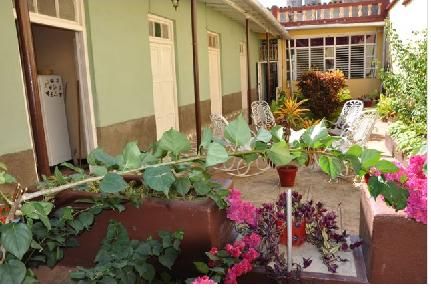 'Patio' Casas particulares are an alternative to hotels in Cuba.