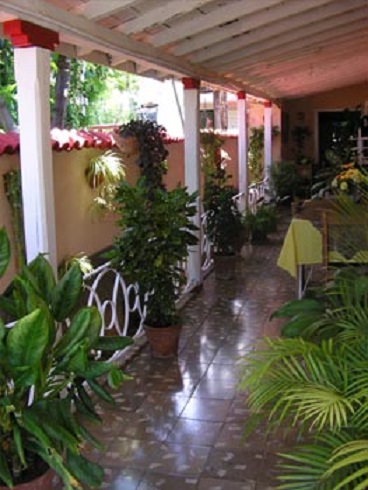 'Courtyard' Casas particulares are an alternative to hotels in Cuba.