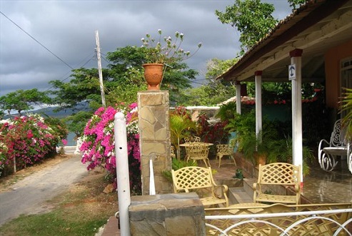 'Vista desde la casa' Casas particulares are an alternative to hotels in Cuba.