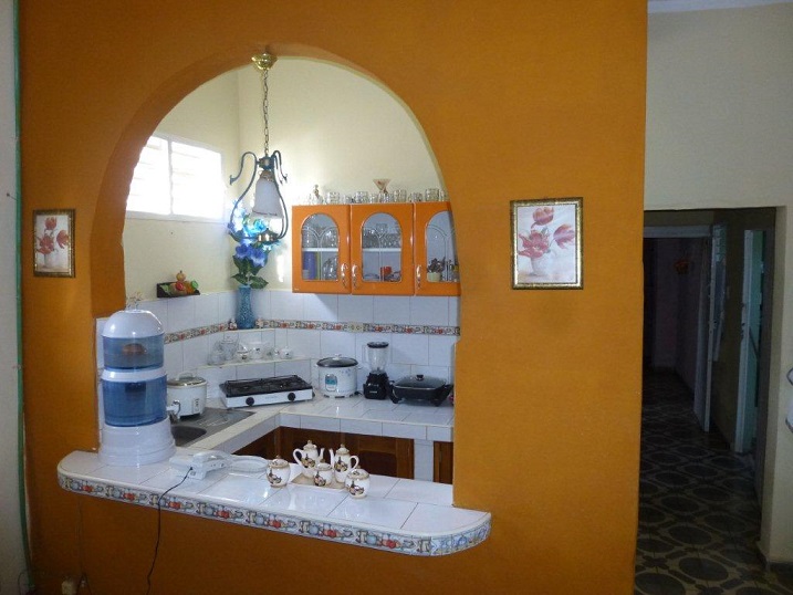 'Kitchen' Casas particulares are an alternative to hotels in Cuba.