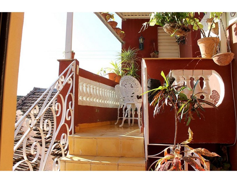 'Escaleras' Casas particulares are an alternative to hotels in Cuba.