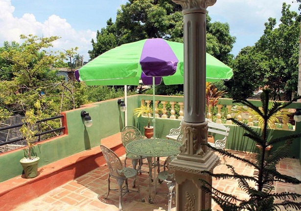 'Roof terrace' Casas particulares are an alternative to hotels in Cuba.