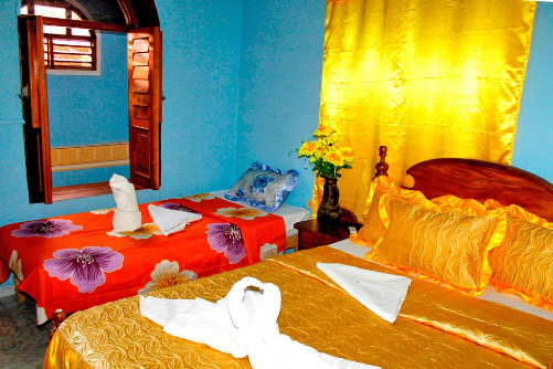 'Bedroom 1' Casas particulares are an alternative to hotels in Cuba.