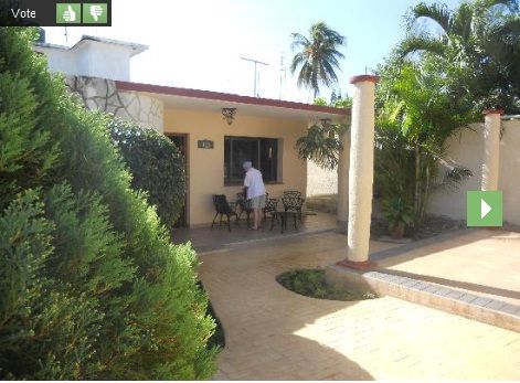 'Entrance' Casas particulares are an alternative to hotels in Cuba.