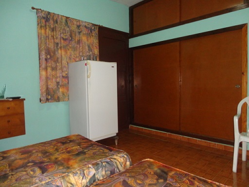 'Habitacion abajo' Casas particulares are an alternative to hotels in Cuba.