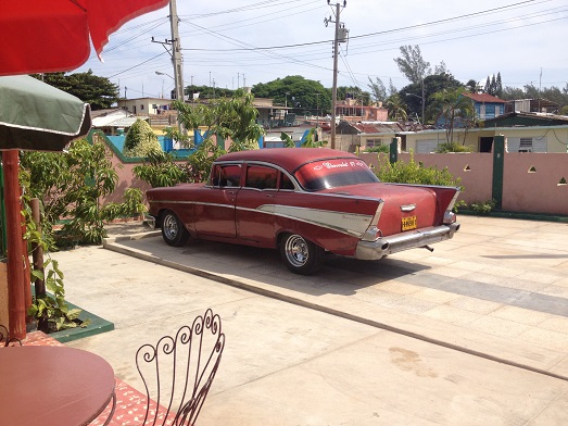 'Car-Porche' Casas particulares are an alternative to hotels in Cuba.