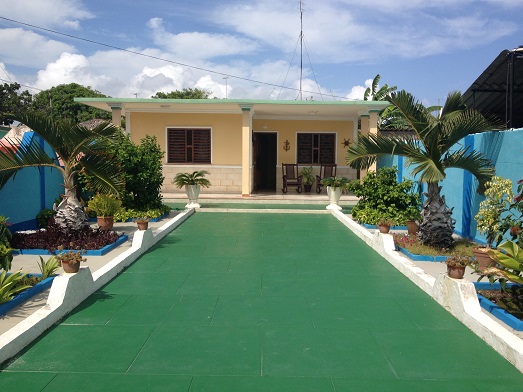 'Entrance' Casas particulares are an alternative to hotels in Cuba.