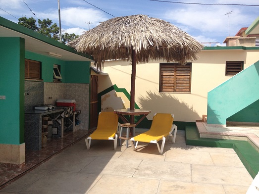 'Terraza-Solarium' Casas particulares are an alternative to hotels in Cuba.