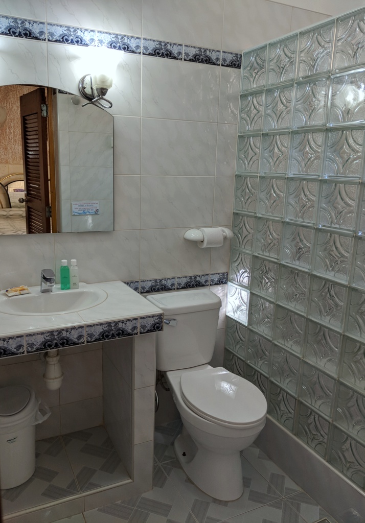 'Bathroom bedroom1' Casas particulares are an alternative to hotels in Cuba.