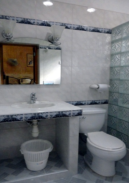 'Bathroom bedroom1' Casas particulares are an alternative to hotels in Cuba.