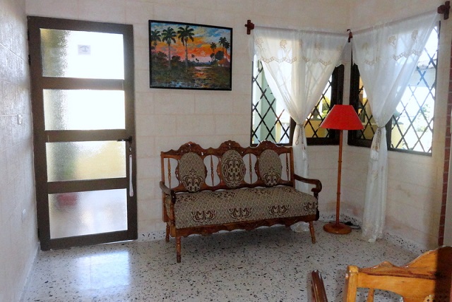 'Living room1' Casas particulares are an alternative to hotels in Cuba.