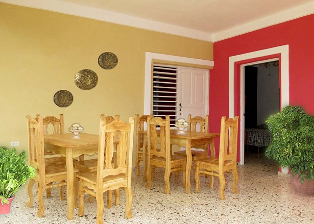 'Terrace' Casas particulares are an alternative to hotels in Cuba.