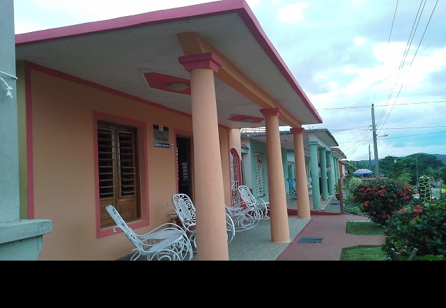 'Porch' Casas particulares are an alternative to hotels in Cuba.