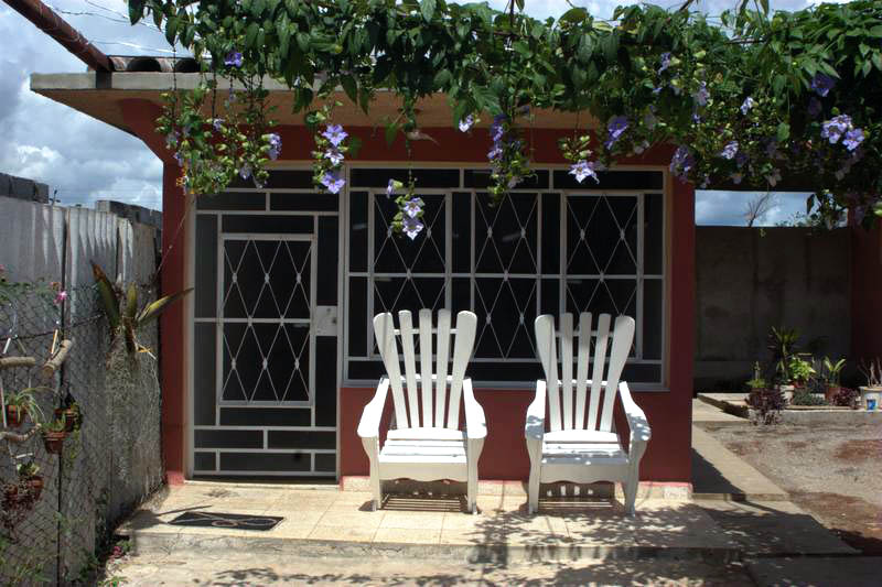 'Backyard' Casas particulares are an alternative to hotels in Cuba.