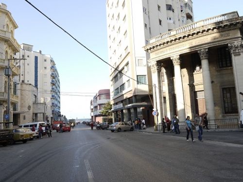 'Vista de la calle principal' Casas particulares are an alternative to hotels in Cuba.