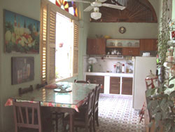 'Dining room' Casas particulares are an alternative to hotels in Cuba.