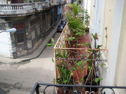 'balcony' Casas particulares are an alternative to hotels in Cuba.