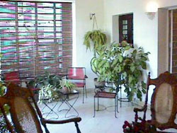 'Living room' Casas particulares are an alternative to hotels in Cuba.