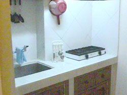 'Kitchenette' Casas particulares are an alternative to hotels in Cuba.