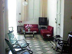 'Living room' Casas particulares are an alternative to hotels in Cuba.