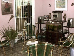 'Living room' Casas particulares are an alternative to hotels in Cuba.