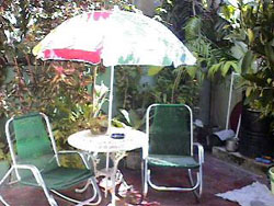 'Patio' Casas particulares are an alternative to hotels in Cuba.