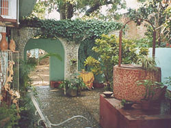 'Patio' Casas particulares are an alternative to hotels in Cuba.