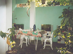 'Patio' Casas particulares are an alternative to hotels in Cuba.