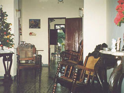 'Living room' Casas particulares are an alternative to hotels in Cuba.