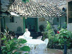 'Patio' Casas particulares are an alternative to hotels in Cuba.