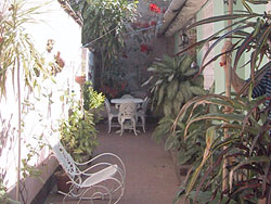 'Patio' Casas particulares are an alternative to hotels in Cuba.