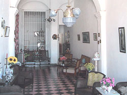 'Living room' Casas particulares are an alternative to hotels in Cuba.